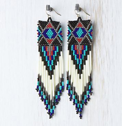 Indian Jewelry Phoenix on Native American Inspired Earrings